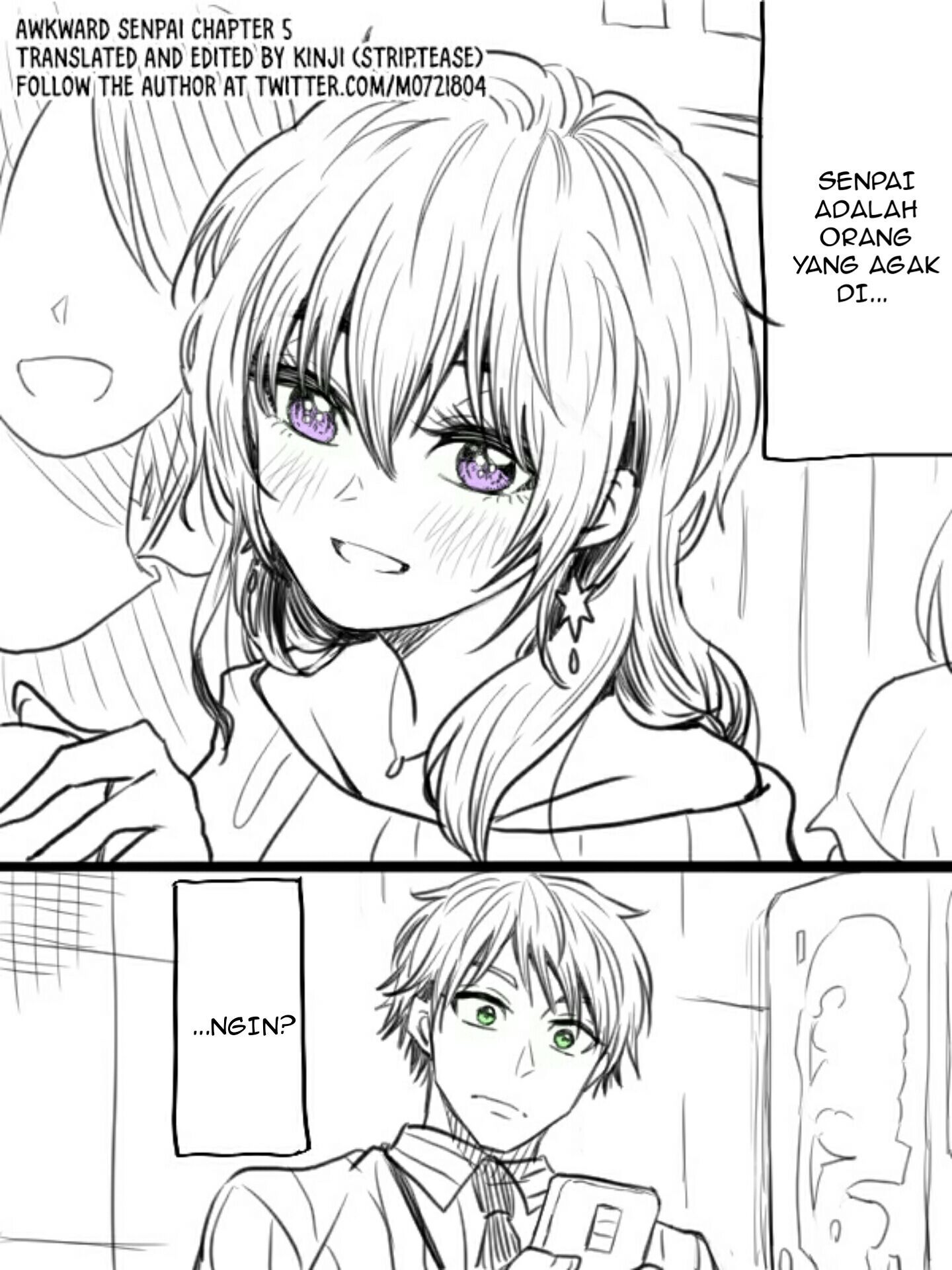 Awkward Senpai Chapter 05 Gambar 1